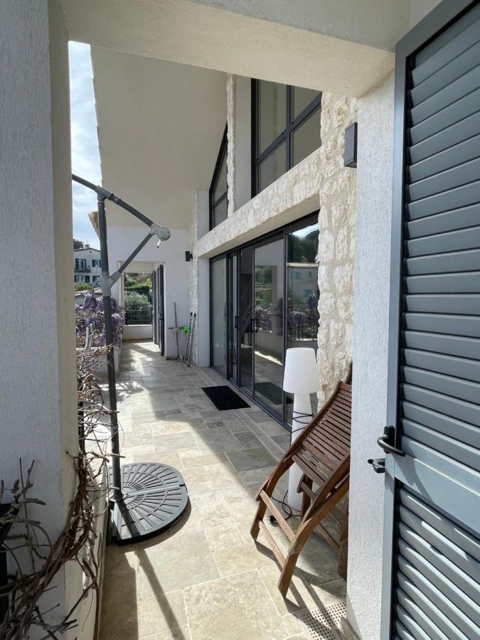 Sublime haut de villa aperçu mer /hippodrome / Cagnes-sur-Mer Exterior foto